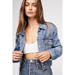 Levi’s Ex-boyfriend Trucker Washed Denim Jacket